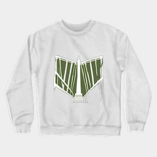 Abstract Bridge Architecture Design No. 750 Crewneck Sweatshirt